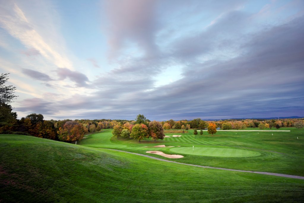 view of the golf course