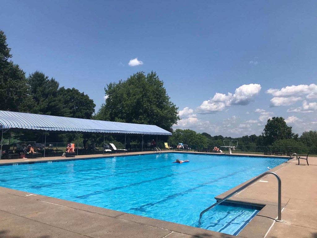 view of the swimming pool