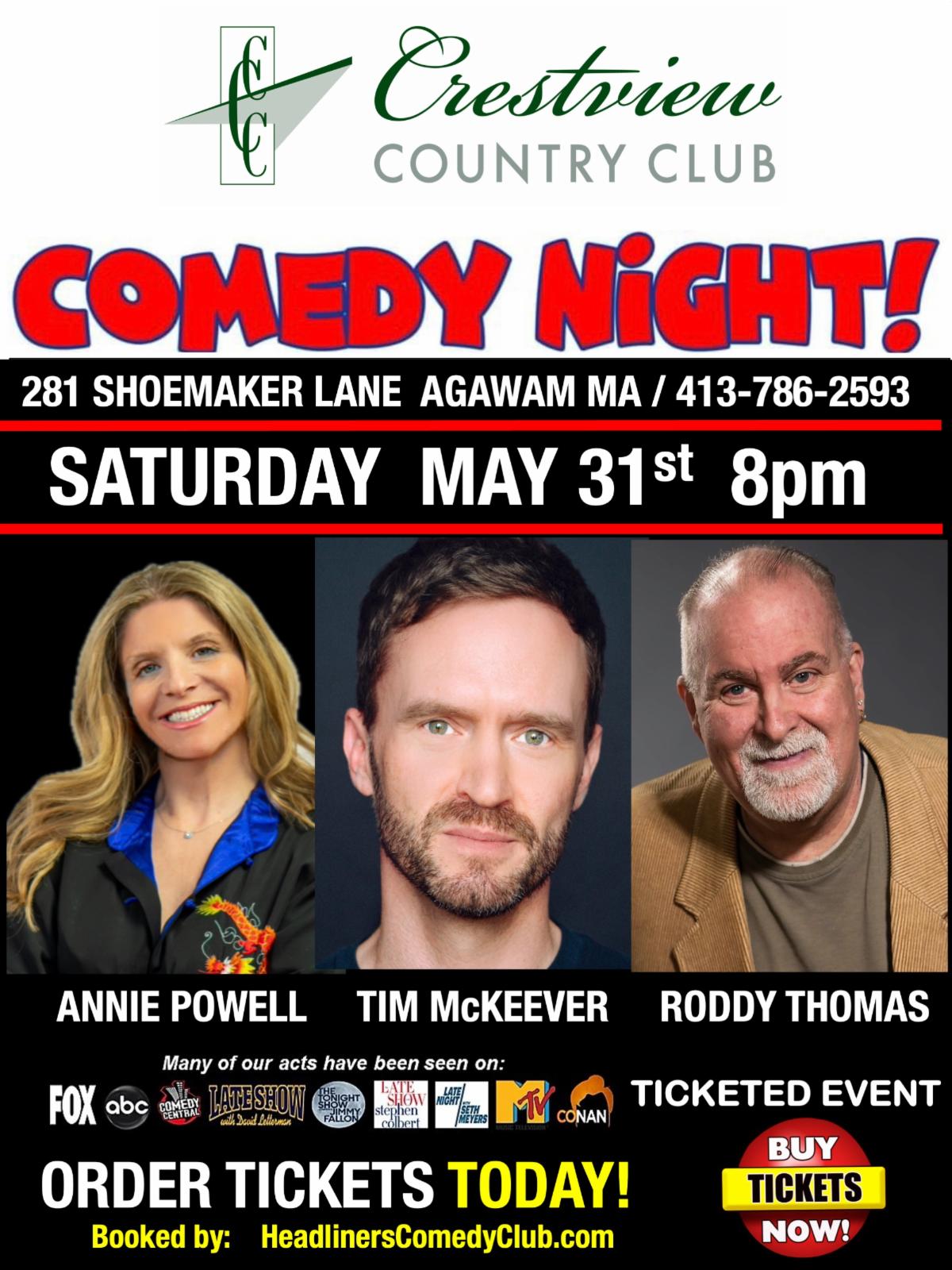 Comedy at Crestview May